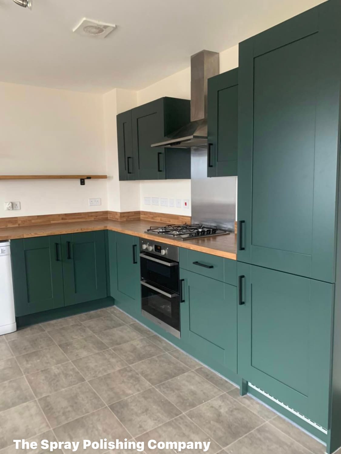 Same kitchen after a professional respray